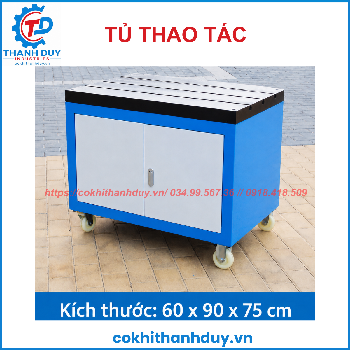 Tủ Thao Tác Bàn Làm Việc Máy Taro