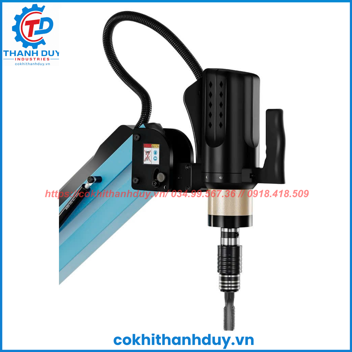 Máy Taro Điện Servo 16B M3-M16 – Công Suất 2000W, Taro Ngang Dọc Chính Xác - Ảnh 7
