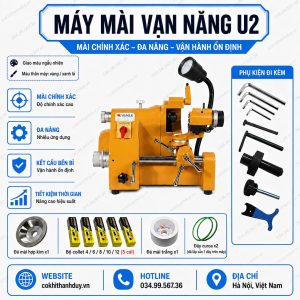 MÁY MÀI VẠN NĂNG U2– Mài Dao Khắc, Dao Phay, Mũi Khoan, Dao Tiện Đa Dụng