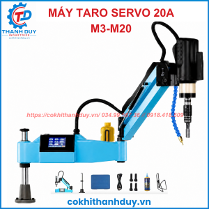 Máy Taro Điện Servo 20A M3-M20 – Công Suất 2000W Phun Dầu Tự Động