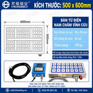 Bàn Từ Điện 500x600 – Mặt Gá Rộng, Chạy Lô Hiệu Quả