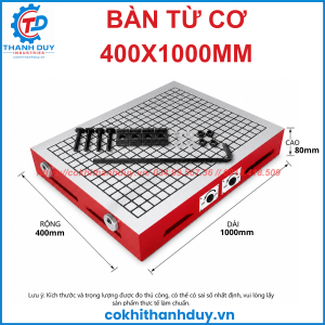Bàn Từ Cơ 400x1000 Hỗ Trợ Gia Công Chính Xác