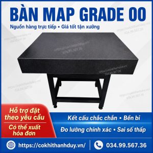 Alternative view of Bàn Map Grade 00 (2000x2000x200mm) - Chuyên Kiểm Tra Khuôn Và Bệ Máy