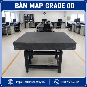 Alternative view of Bàn Map Grade 00 1000x1000x150mm – Mặt Chuẩn Vuông 1m² Cho Phòng Đo