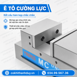 Alternative view of Ê Tô Cường Lực DCV-180 – 5 Inch Gọn Bàn Máy, Lực Kẹp 4500kg Cho CNC