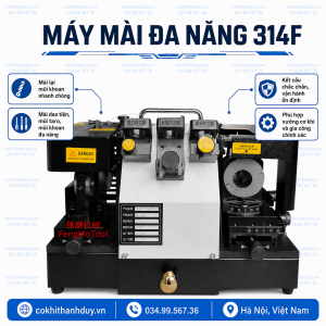 Máy Mài Dụng Cụ Đa Năng 314F – 5 Chức Năng Trong 1, Tối Ưu Chi Phí Xưởng