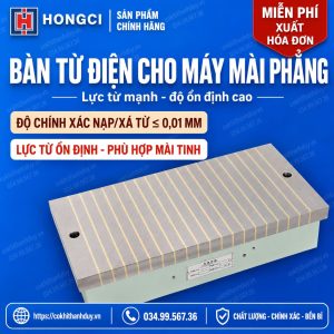 Alternative view of Bàn Từ Điện Mài Phẳng Hongci 200×630 – Chuẩn Gá Dài, Kiểm Soát Sai Số