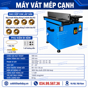Máy Vát Mép Cạnh Đa Năng – Xử Lý Cạnh Nhanh, Đẹp