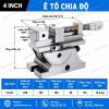 Ê Tô Chia Độ 4 Inch – Ngàm 100mm, Kẹp 123mm, Gá Góc Cứng Vững