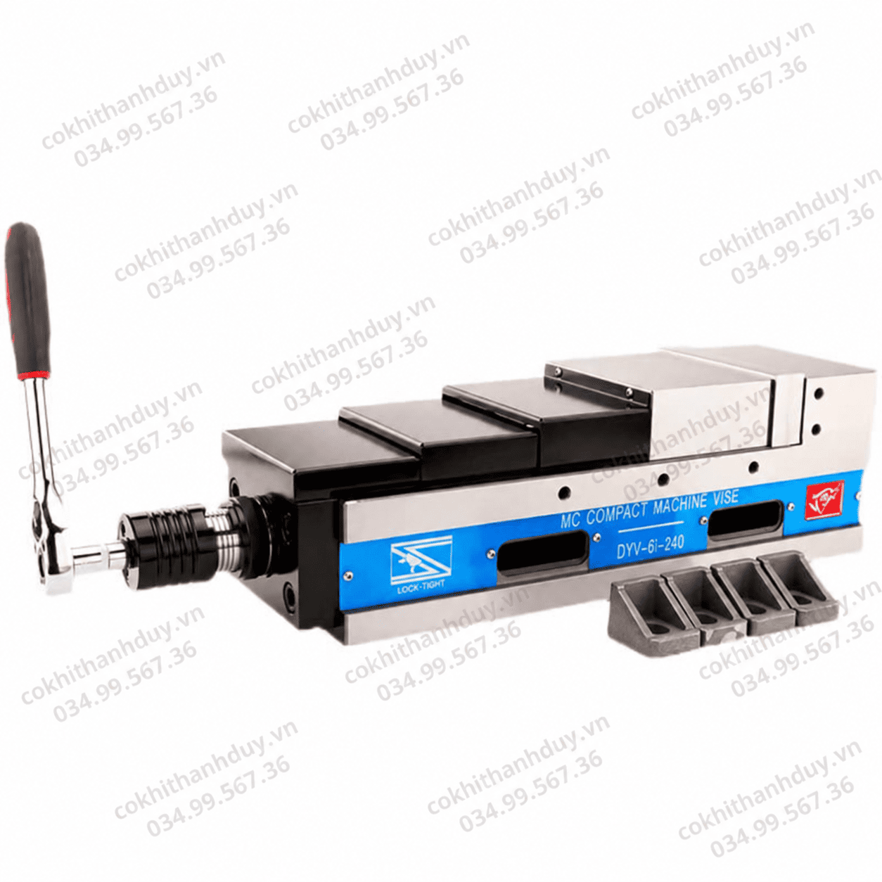 Ê Tô Thủy Lực DYV-ROIYNX-6-240 – Mở Kẹp 240mm, Mỏ 160mm Cho Block Lớn & Gia Công CNC Ổn Định - Ảnh 2