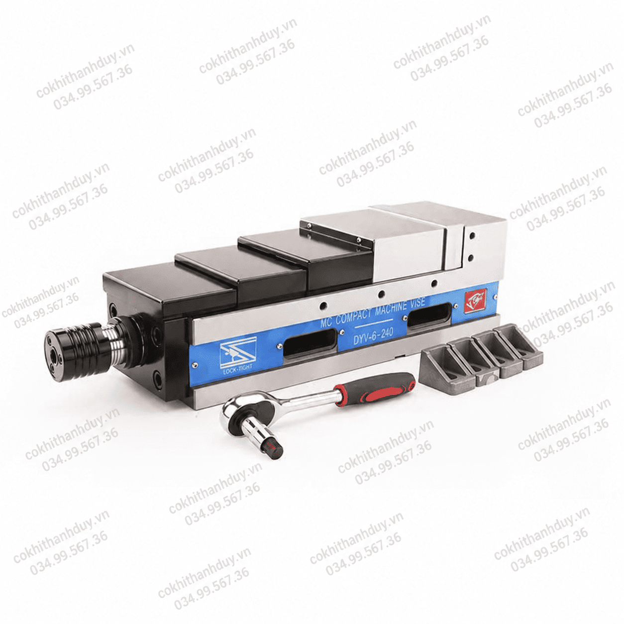 Ê Tô Thủy Lực DYV ROIYNX-8-340 8 Inch – Mỏ 200mm, Mở Tới 340mm Cho Block & Plate Khổ Lớn - Ảnh 2