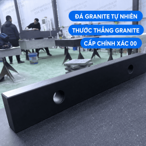 Alternative view of Khối Chuẩn Granite 1500x150x80mm Cấp 000 – Chuẩn 1,5 Mét Căn Ray, Bàn Máy & Fixture Dài