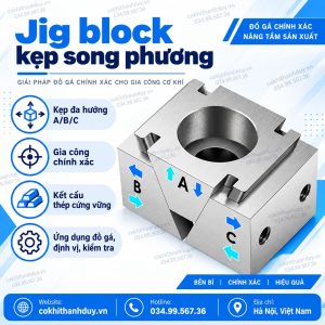 Alternative view of Jig Block Kẹp Song Phương M12 – Phạm Vi Kẹp 44–49.5mm