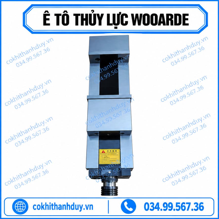 Ê Tô Thủy Lực WOOARDE DCV-5"-180 – Phạm Vi Kẹp 0–180mm - Ảnh 2